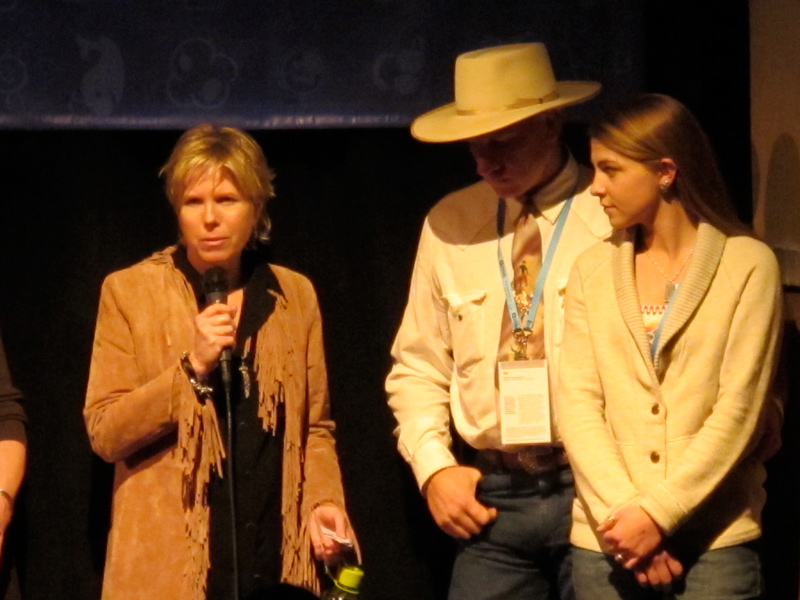 Cindy Meehl, Buck Brannaman, Reata Brannaman 