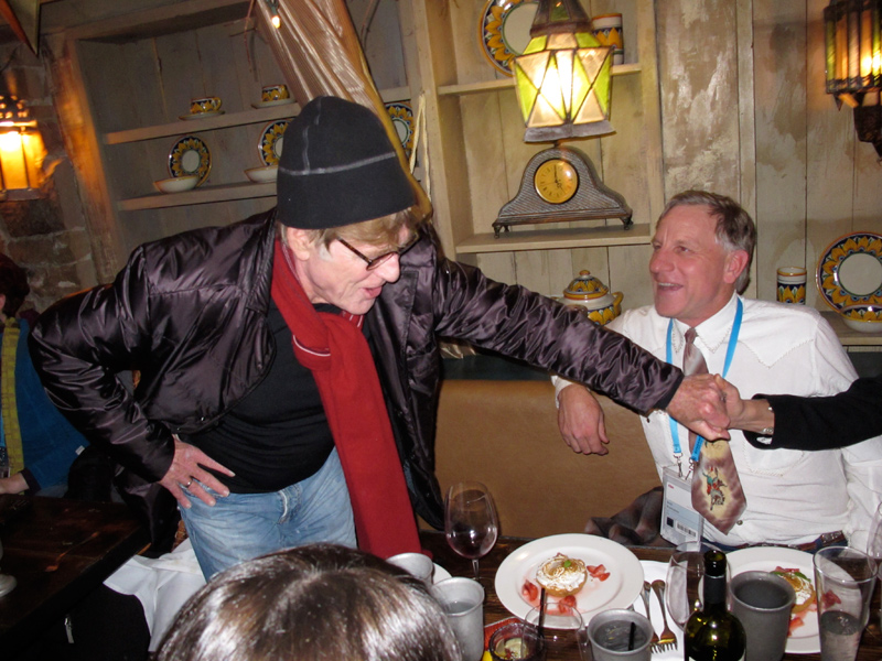 Robert Redford and Buck Brannaman