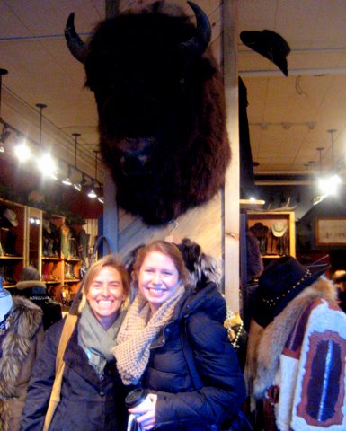 Tina and Holly, Burn's Cowboy Shop