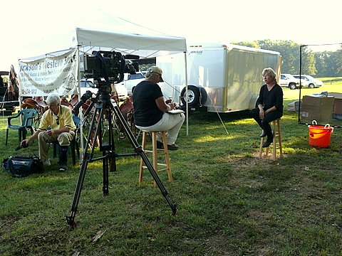 Film crew on Location