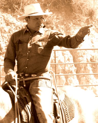 Buck pointing something out