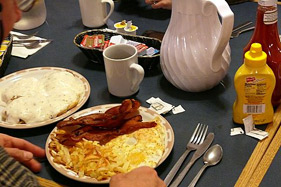 Breakfast at the Sheridan Palace, Sheridan Wyoming