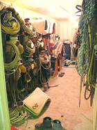 Tack room at Houlihan Ranch