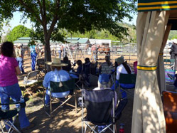 Spectators at the Chico Clinic