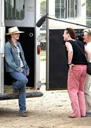 Dyanna Taylor and Lisa Hepner interviewing Reata