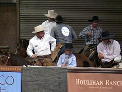 Buck in the holding pen