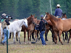 Pre-jingle filming 