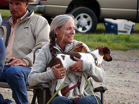 Mary Brannaman with Rudy and Dally
