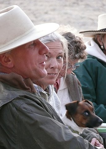 Mary and Rudy asking Buck, "What did you say?"