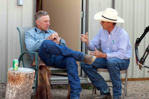 Buck Brannaman and Billy Flynn