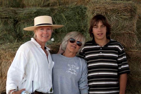 Cindy Meehl, Andrea Eastman, and Keaton