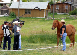 Cindy and crew interviewing Paige