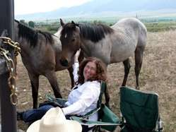 Julie Goldman, Producer, with friends