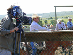 Charles Debold filming Billy Flynn