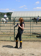 Emily Knight taking pictures